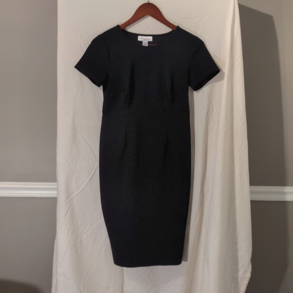 🌟Motherhood Sheath Textured Maternity Dress Black Sz S🌟 - Picture 2 of 5